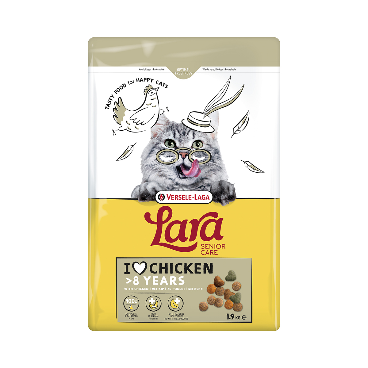 Produktansicht Versele Laga Lara Senior-Care Chicken 1,9 kg