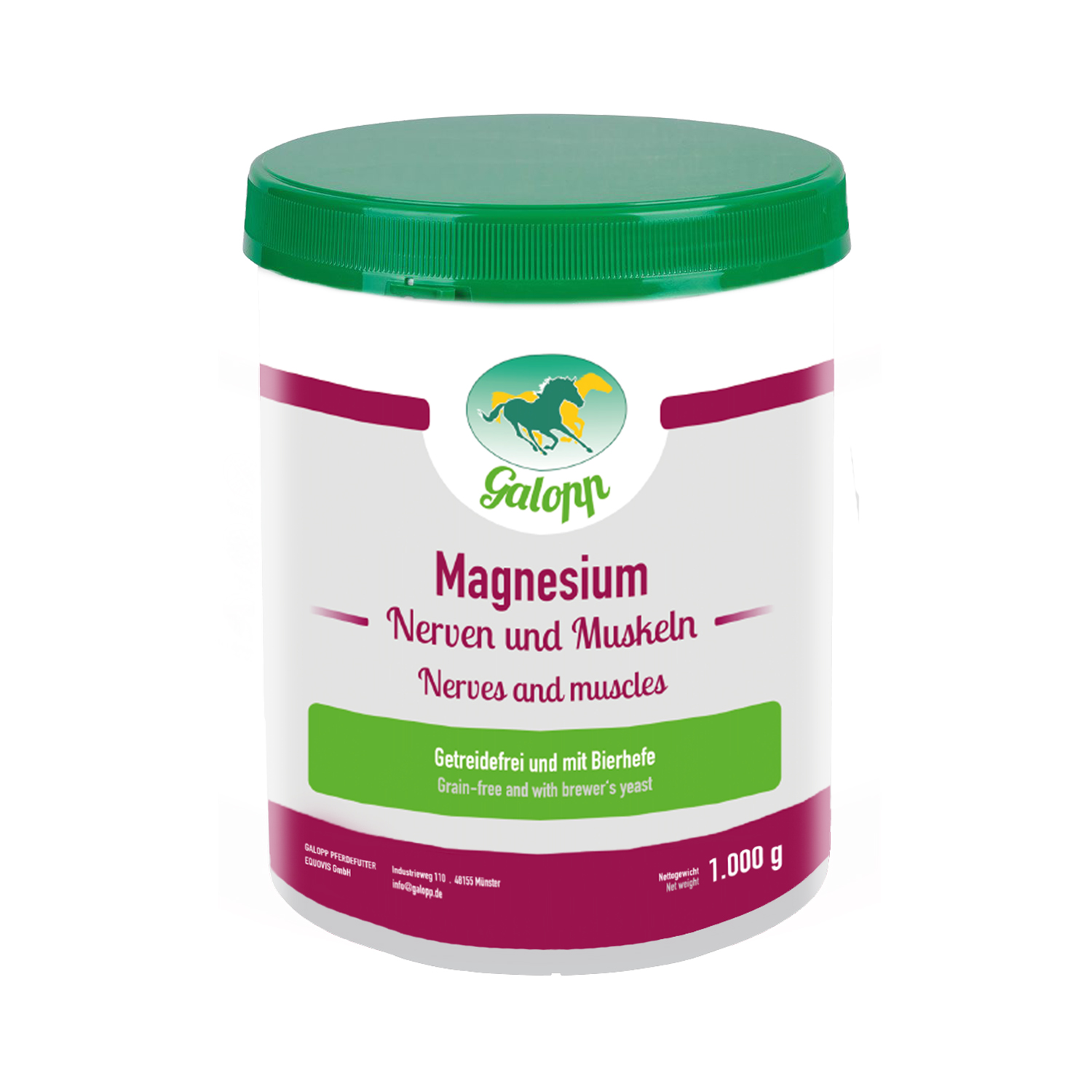 Galopp Magnesium getreidefrei