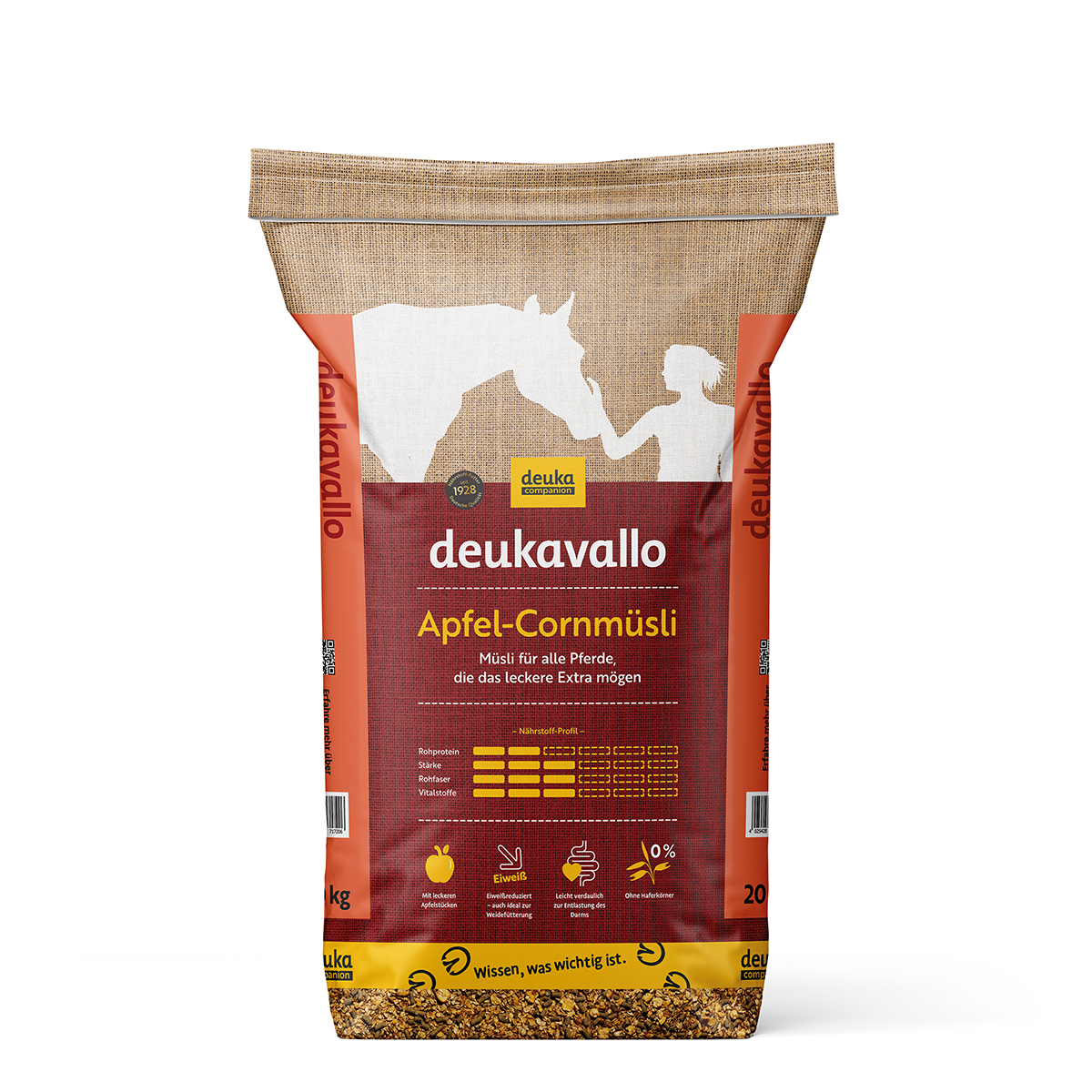 deukavallo Apfel-Cornmüsli im neuen Design