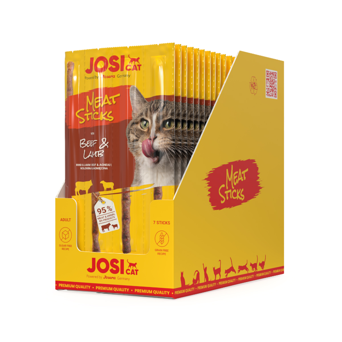 Produktansicht - JosiCat - Meat Sticks Beef & Lamb