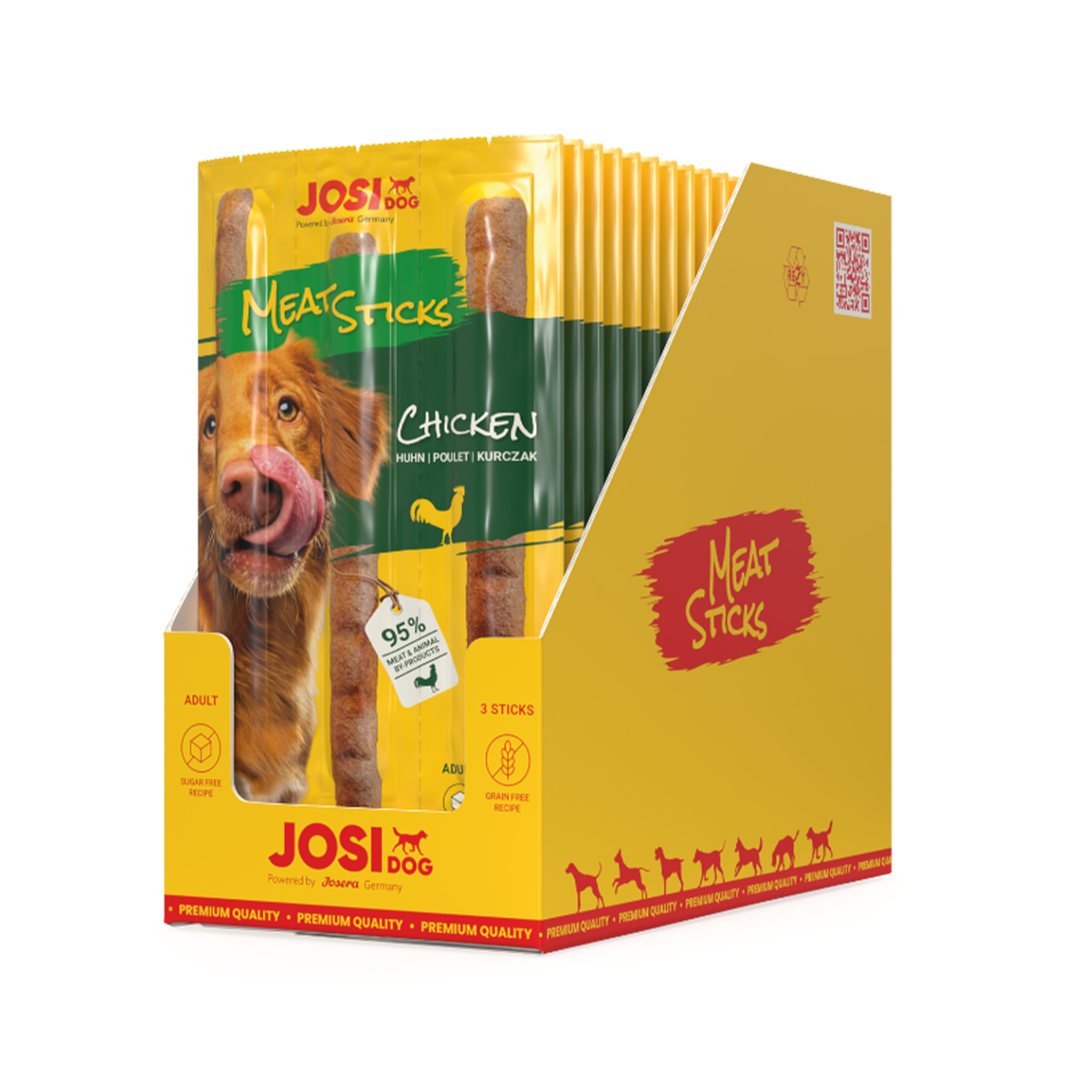 JosiDog Meat Sticks Chicken 20 x 33 g