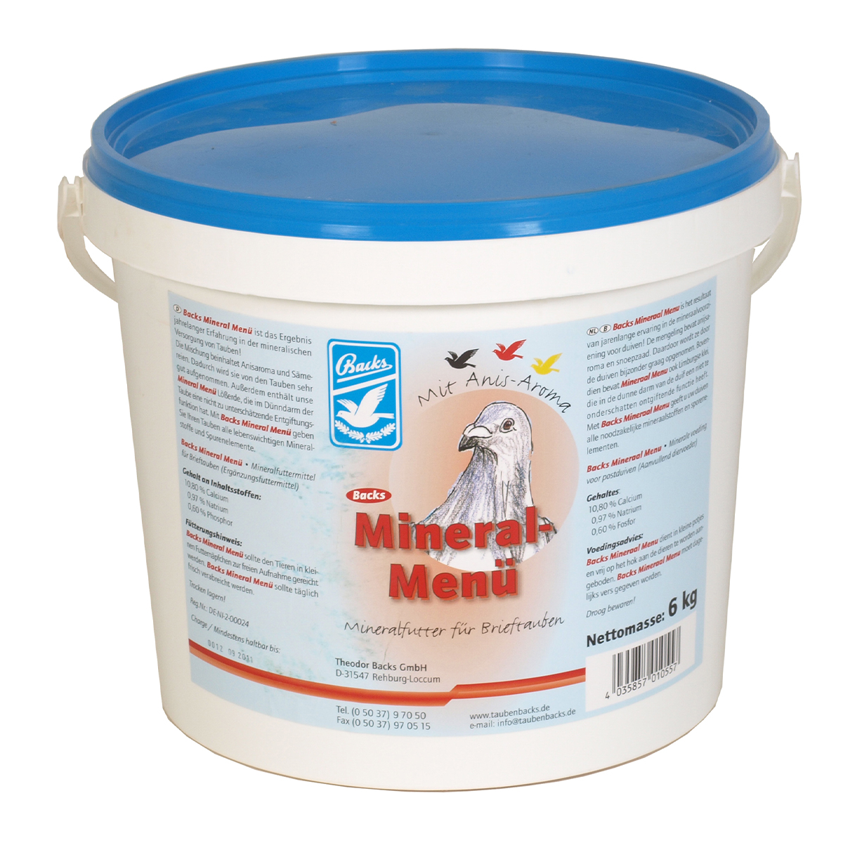 Backs Mineral Menü Eimer