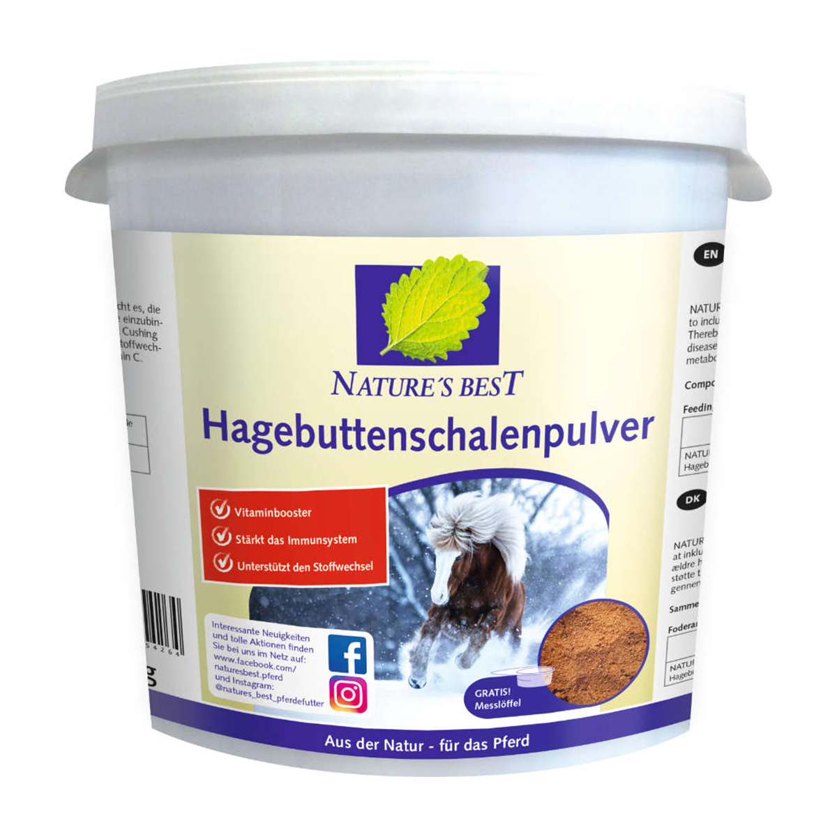 Nature's Best Hagebuttenschalenpulver