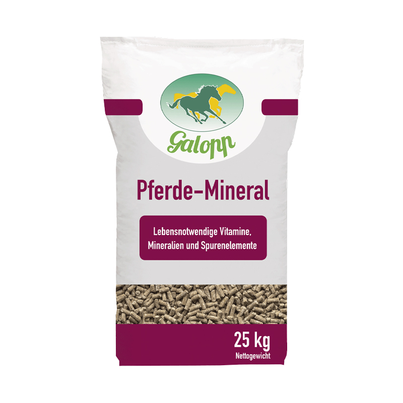 Galopp Pferde-Mineral