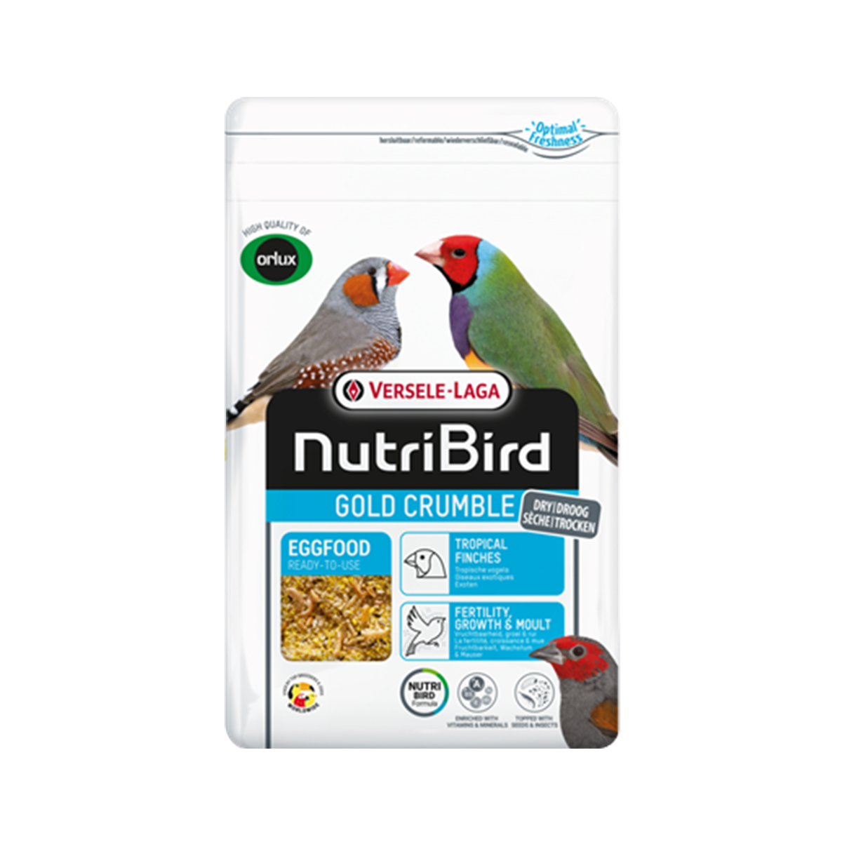 Produktansicht - Versele-Laga NutriBird - Gold Crumble Exoten
