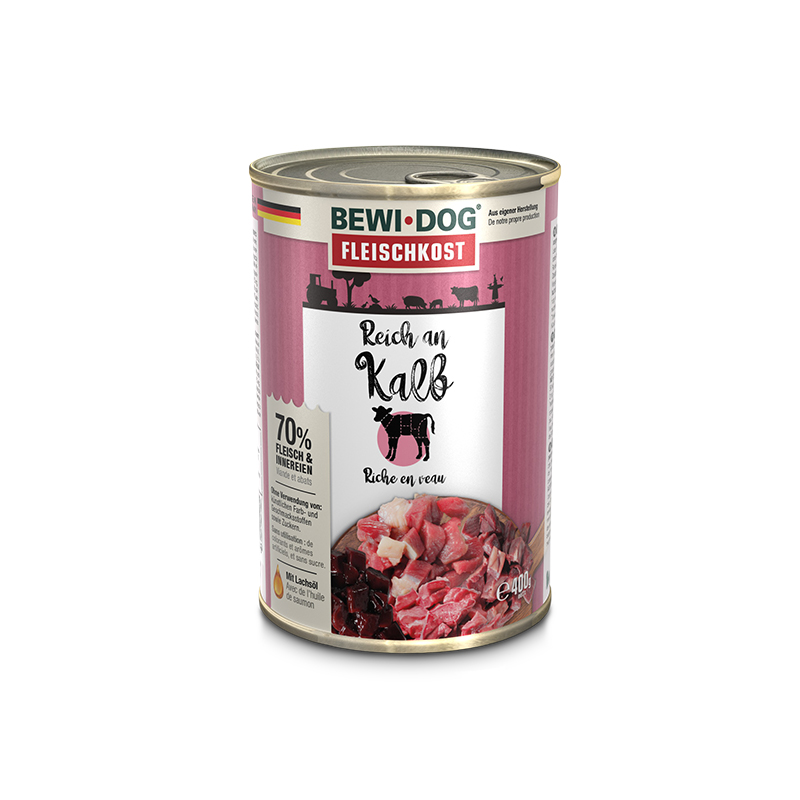 BewiDog Reich an Kalb 400 g