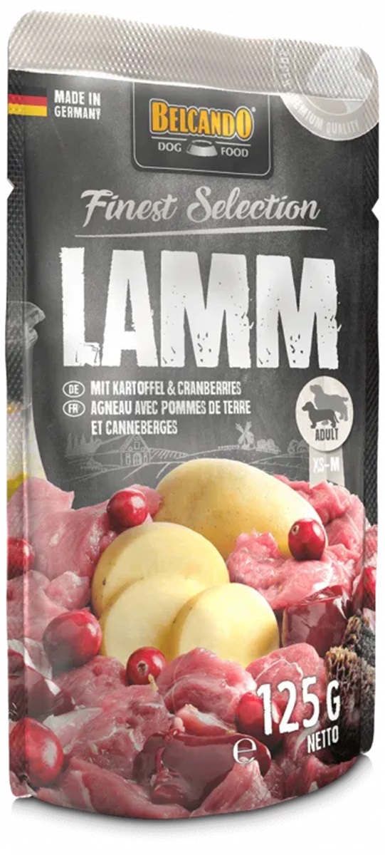 Produktansicht - Belcando - Lamm & Kartoffel mit Cranberries Frischebeutel