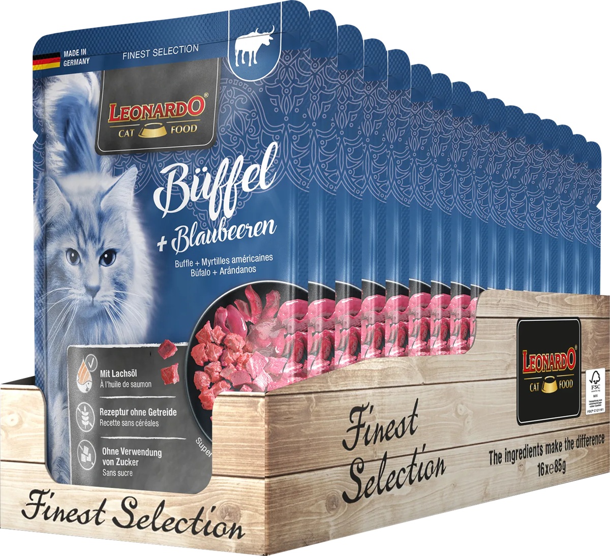 Produktansicht - Leonardo - Finest Selection Büffel & Blaubeeren