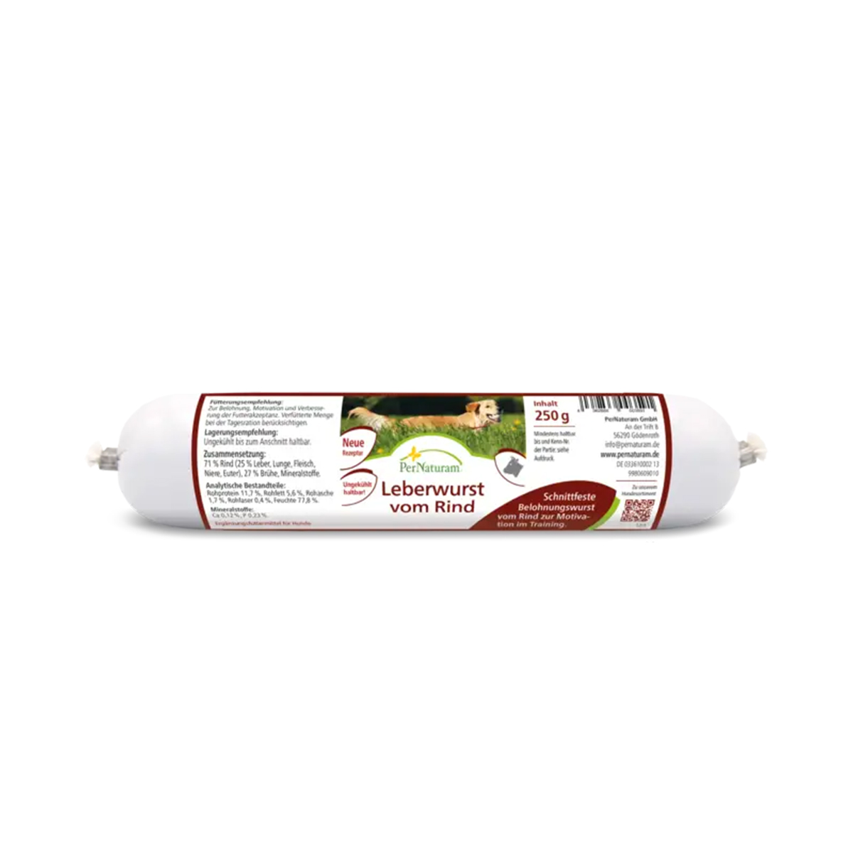 Produktansicht - PerNaturam - Leberwurst vom Rind