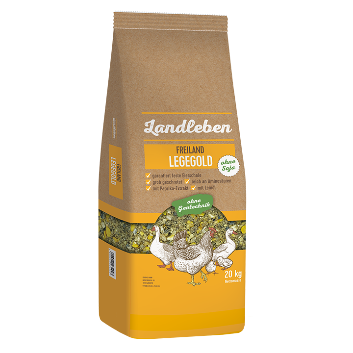 Landleben Freiland Legegold Futtersack