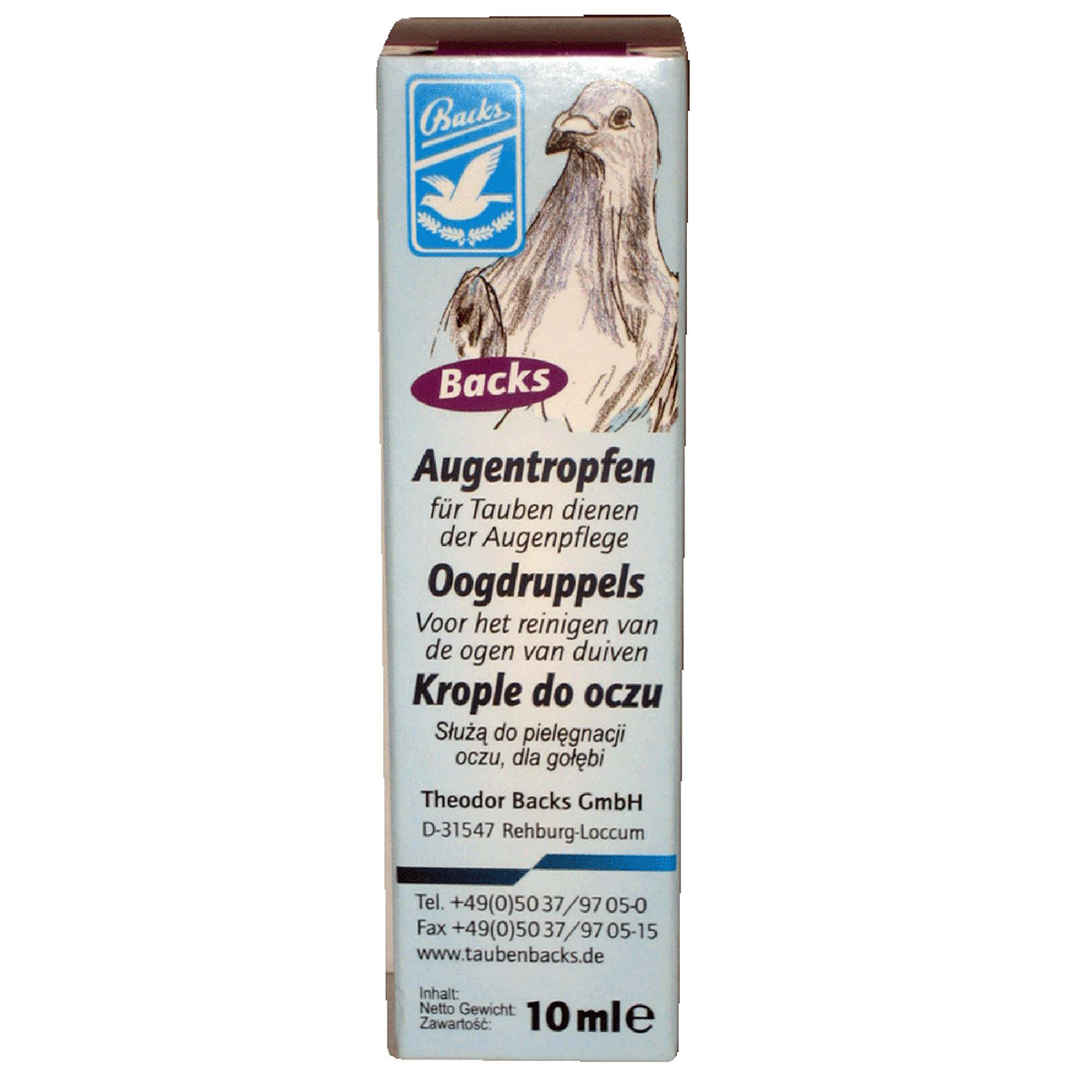Backs Augentropfen Verpackung