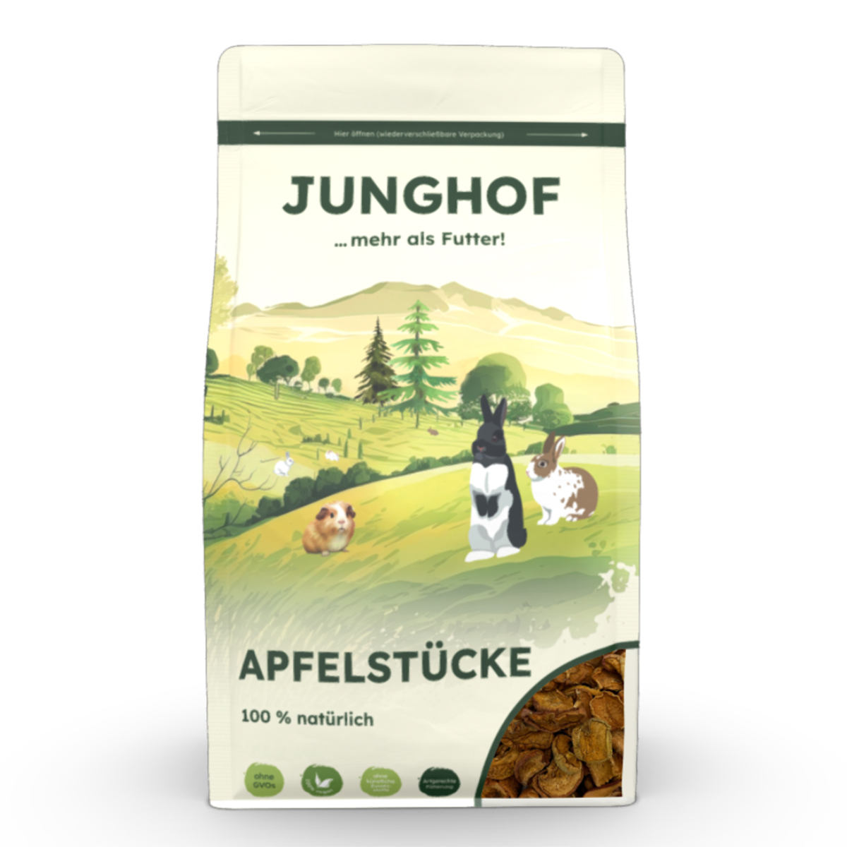 Produktansicht - Junghof - Apfelstücke