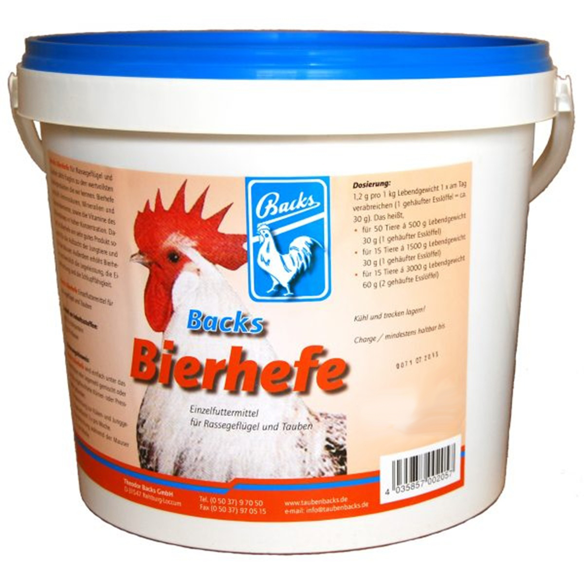 Produktansicht - Backs - Bierhefe für Geflügel