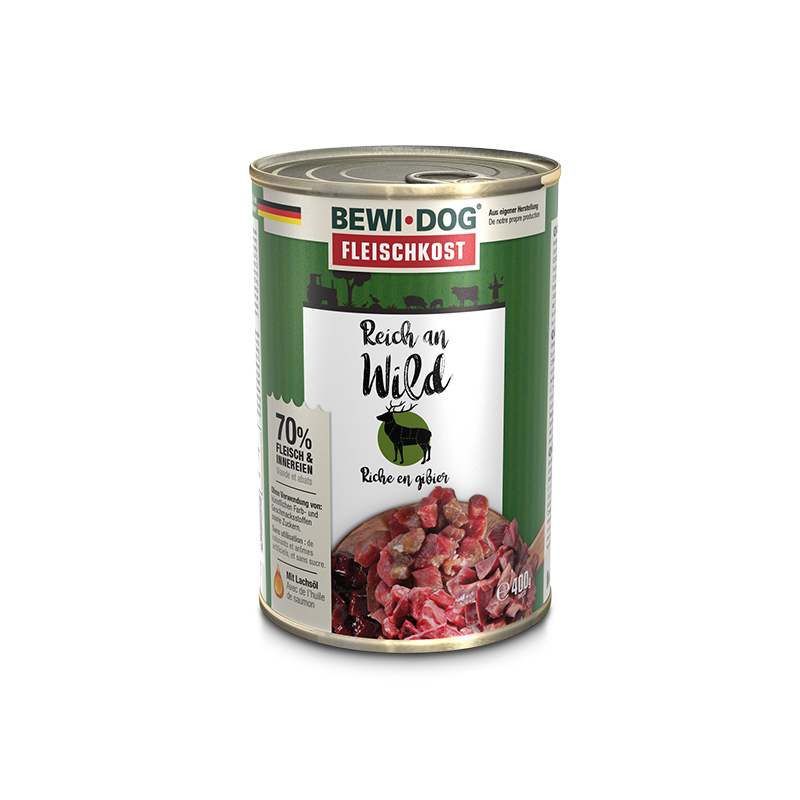 BewiDog Reich an Wild 400 g