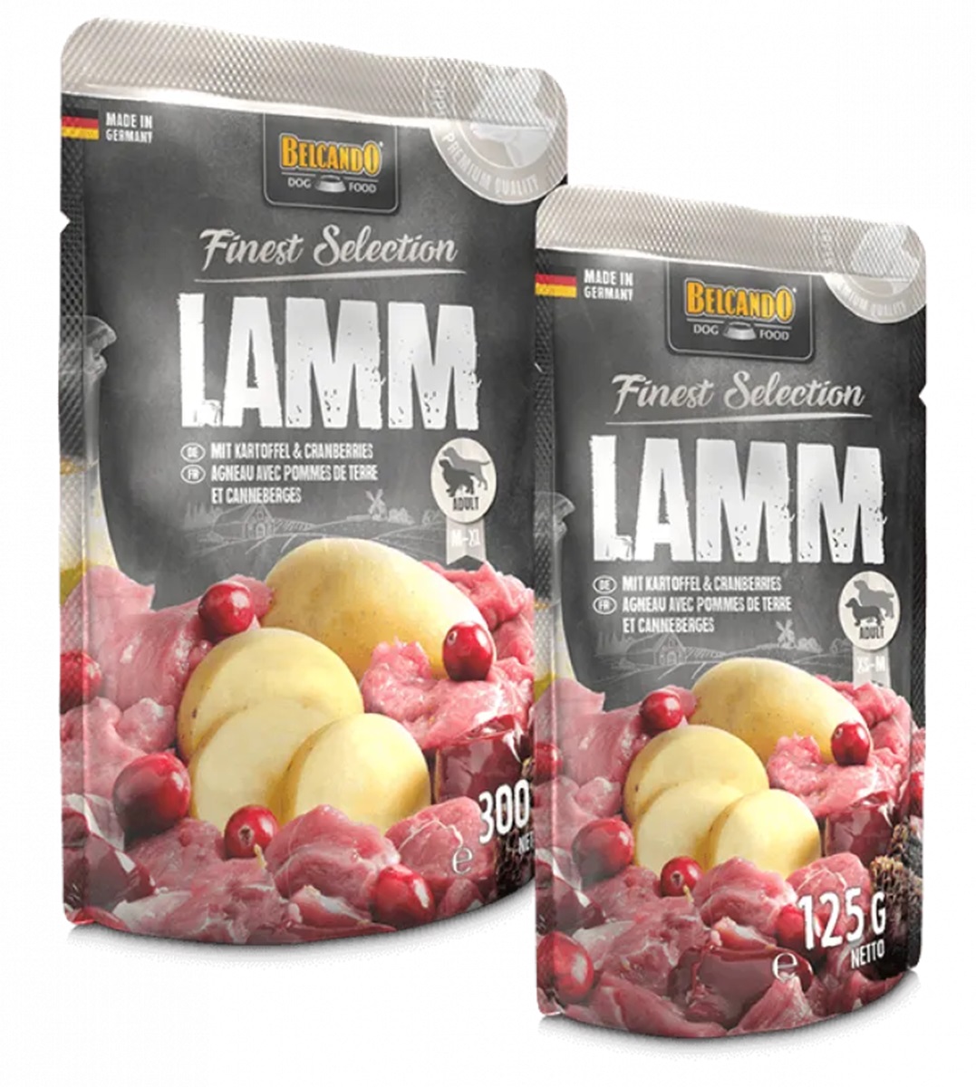 Produktansicht - Belcando - Lamm & Kartoffel mit Cranberries Frischebeutel