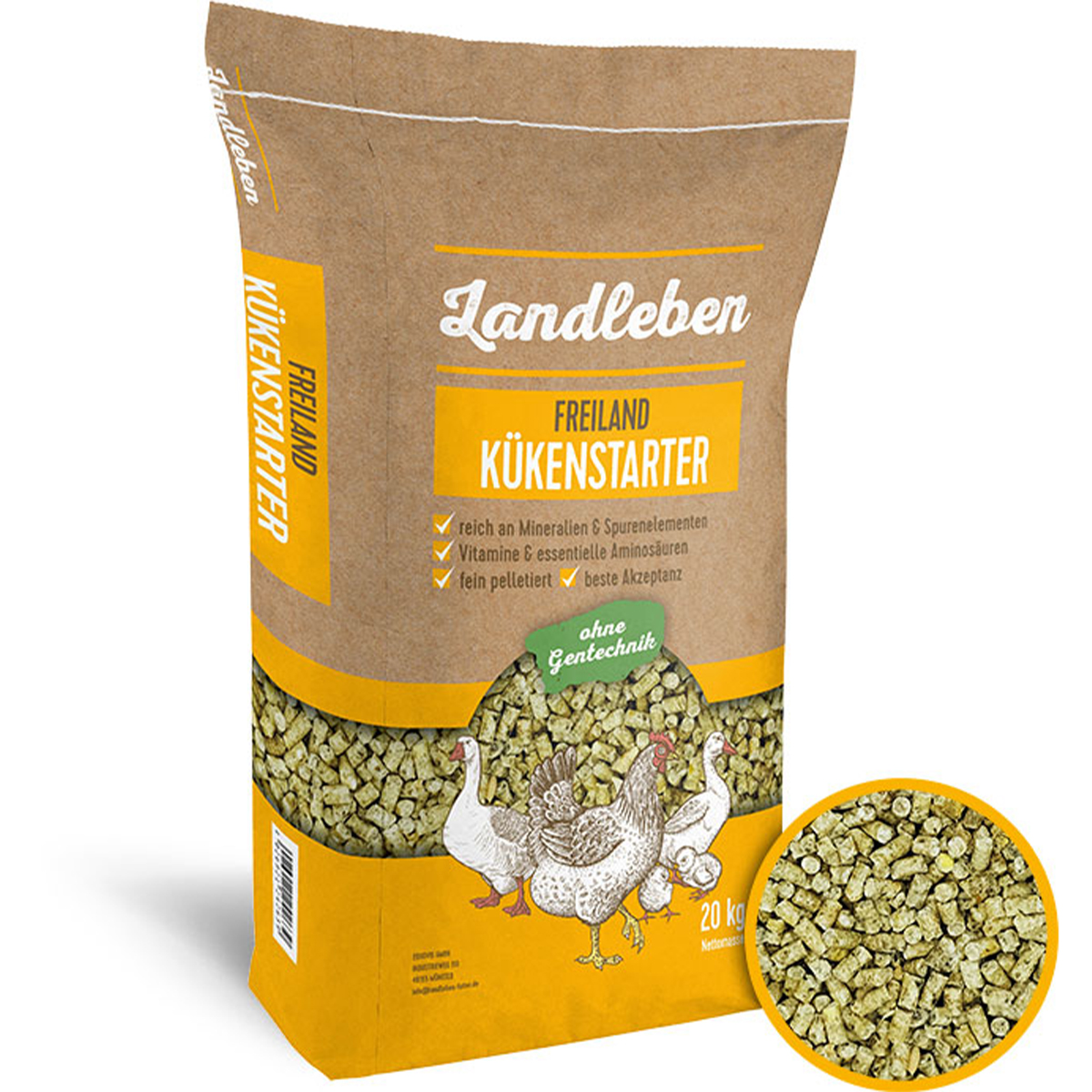 Produktansicht - Landleben - Freiland Kükenstarter