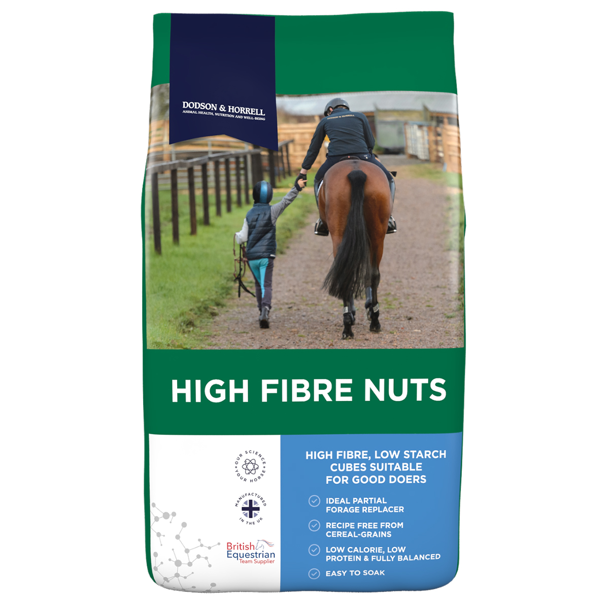 Produktansicht - Dodson & Horrell - High Fibre Nuts (ehemals Classic Fibre Cubes)