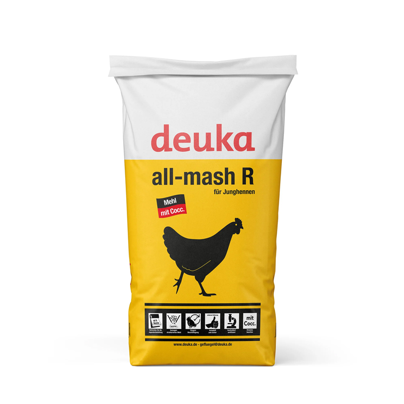 deuka Allmash R mit Cocc Mehl Futtersack