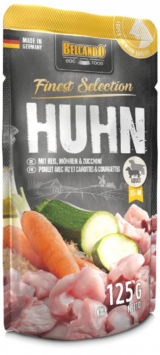Produktansicht - Belcando - Huhn & Reis mit Zucchini & Möhre Frischebeutel