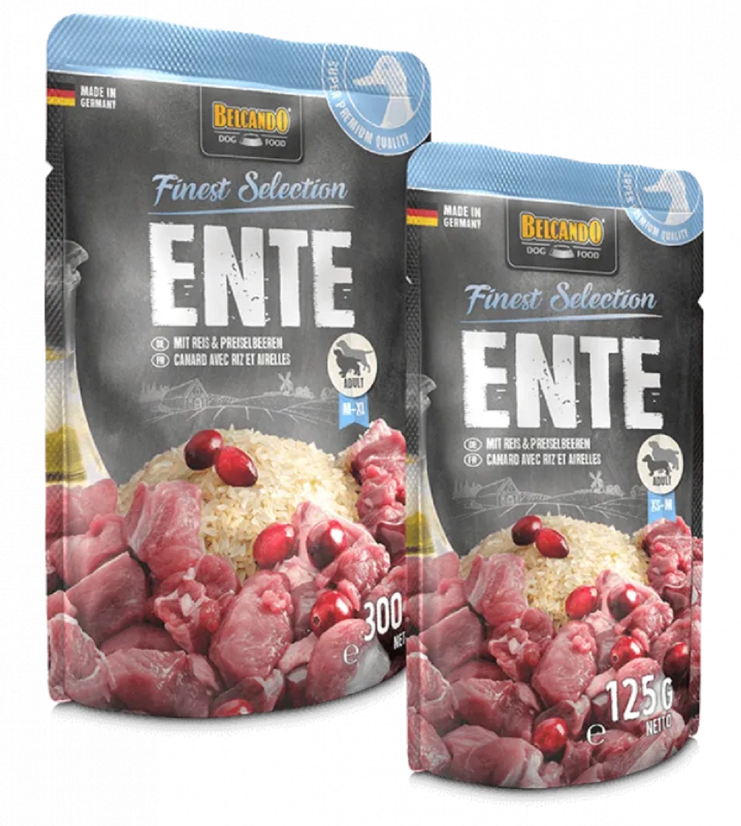 Produktansicht - Belcando - Ente mit Reis & Preiselbeeren