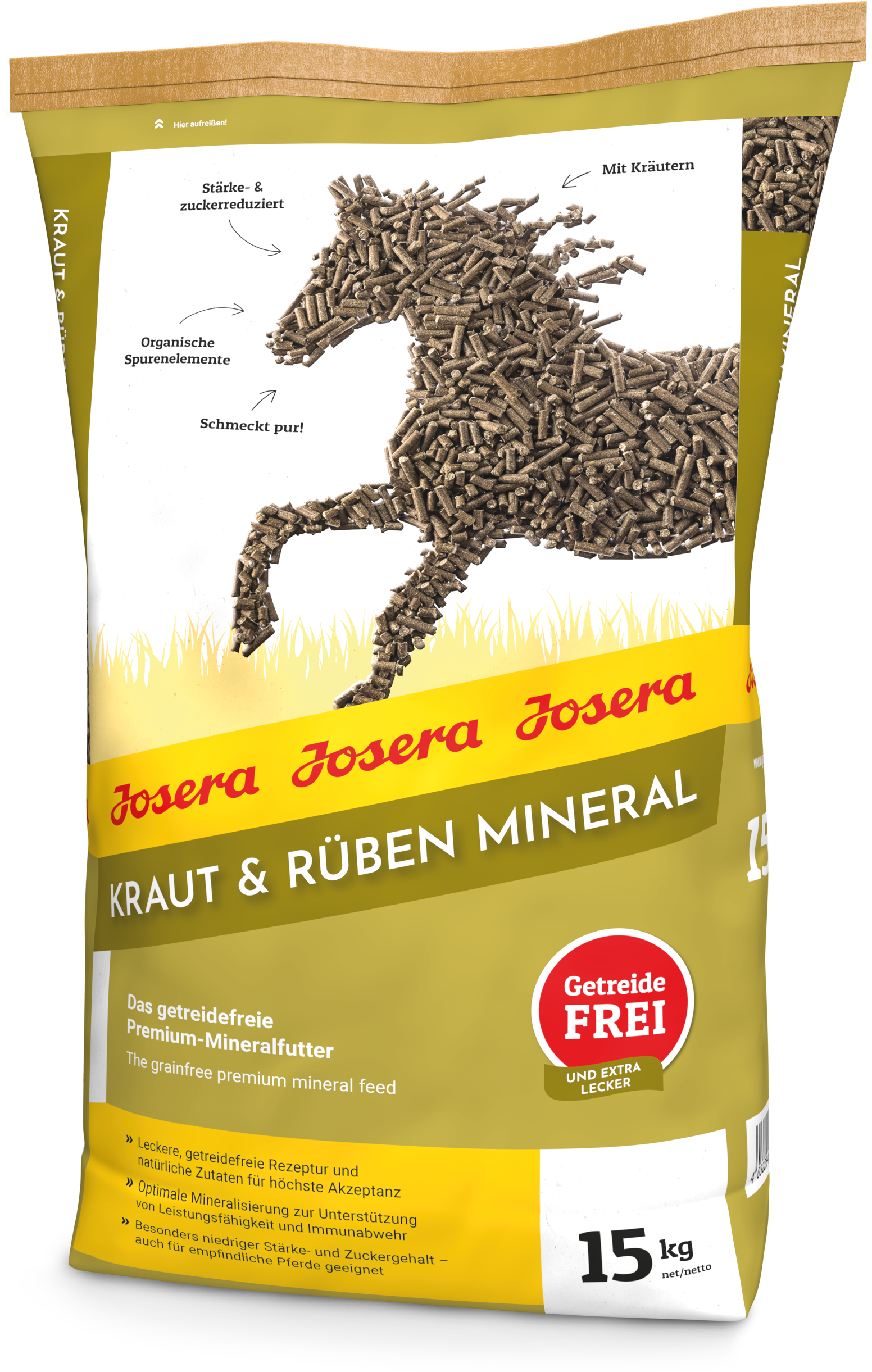 Josera Kraut & Rüben Mineral 15 kg Futtersack