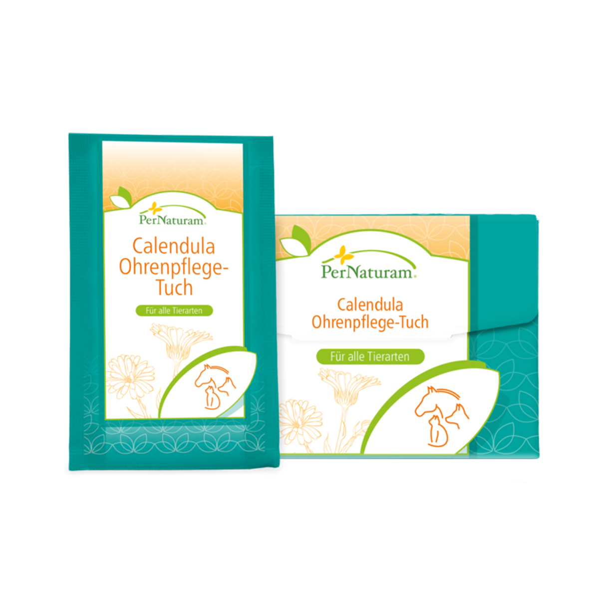 Produktansicht - PerNaturam - Calendula Ohrenpflege-Tücher