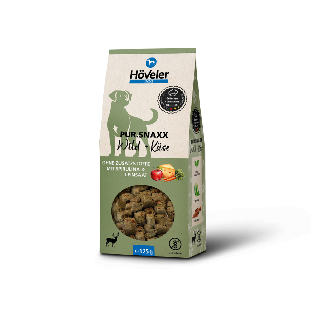 Produktansicht - Höveler - DOG Pur.SNAXX Wild + Käse