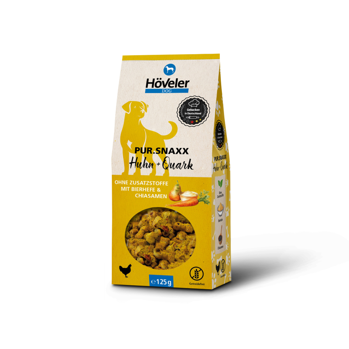 Produktansicht - Höveler - DOG Pur.SNAXX Huhn & Quark