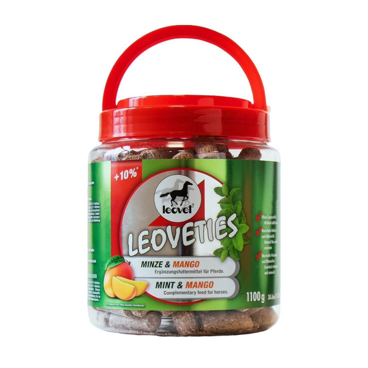 Produktansicht Leovet Leoveties Minze Mango Dose 1,1 kg