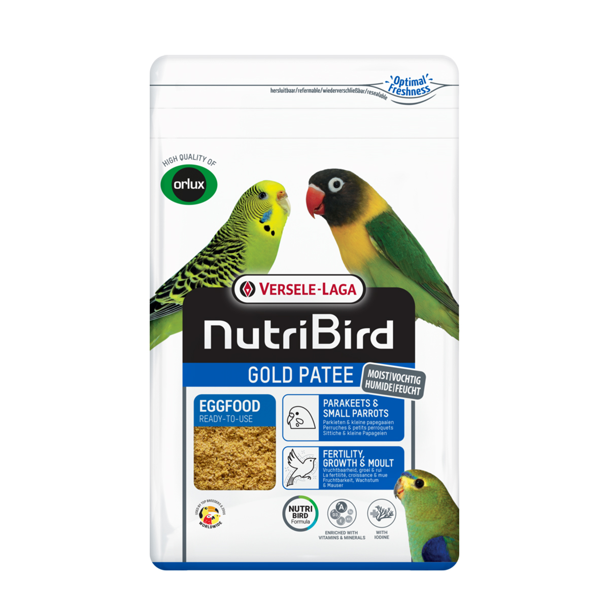 Produktansicht - Versele-Laga NutriBird - Gold Patee Sittiche & Kleine Papageien