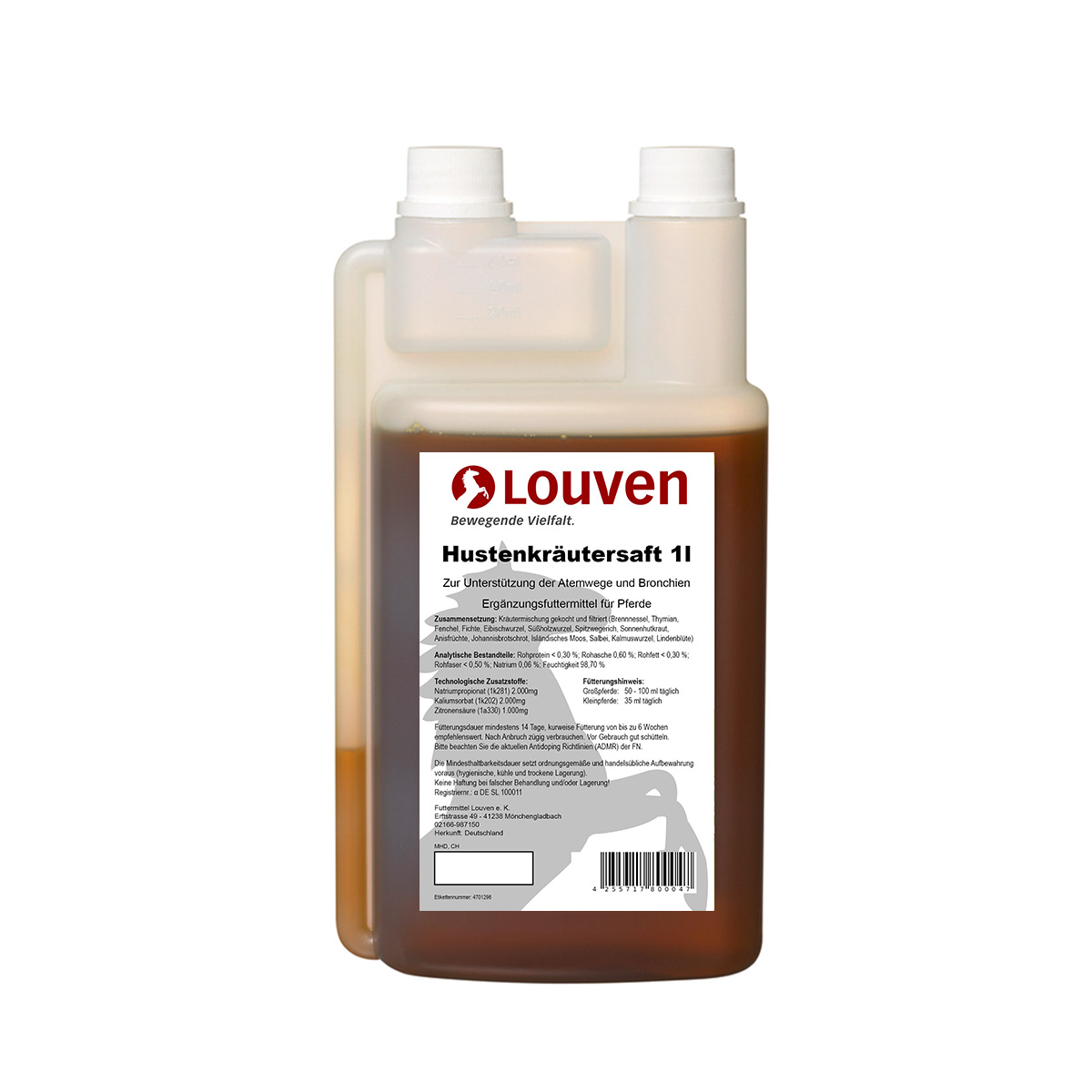 Louven Hustenkräutersaft Dosierflasche