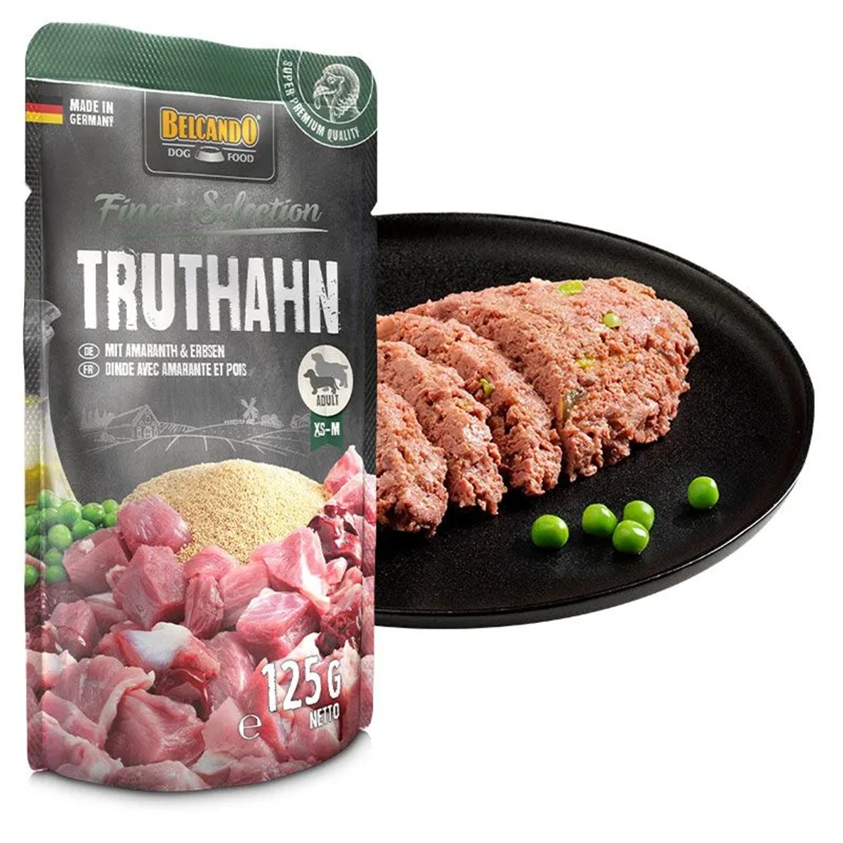 Produktansicht - Belcando - Truthahn mit Amaranth & Erbsen