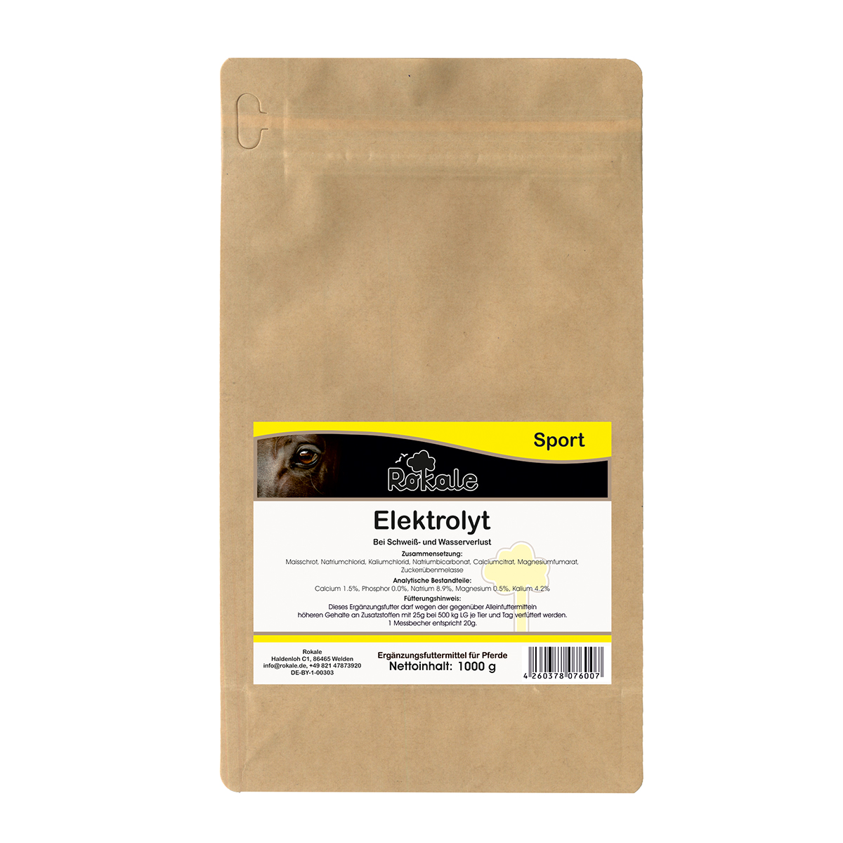 Produktansicht - Rokale - Elektrolyt Pellets