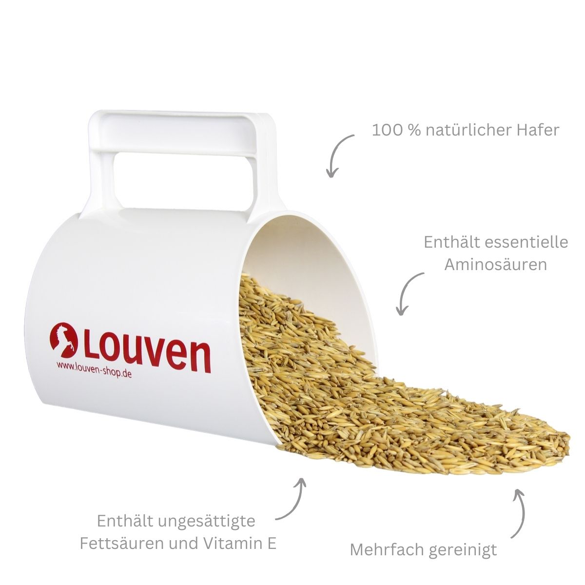 Einzelfuttermittel für Pferde als Energie und Protein Lieferant