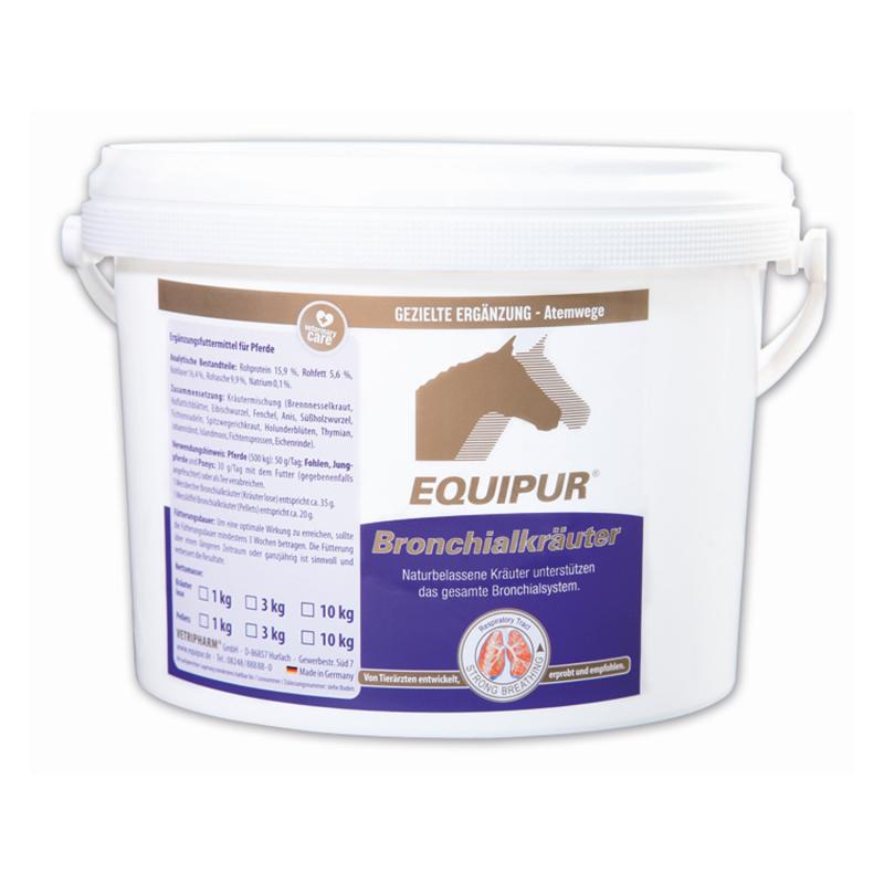 Produktansicht - EQUIPUR - Bronchialkräuter Pellets