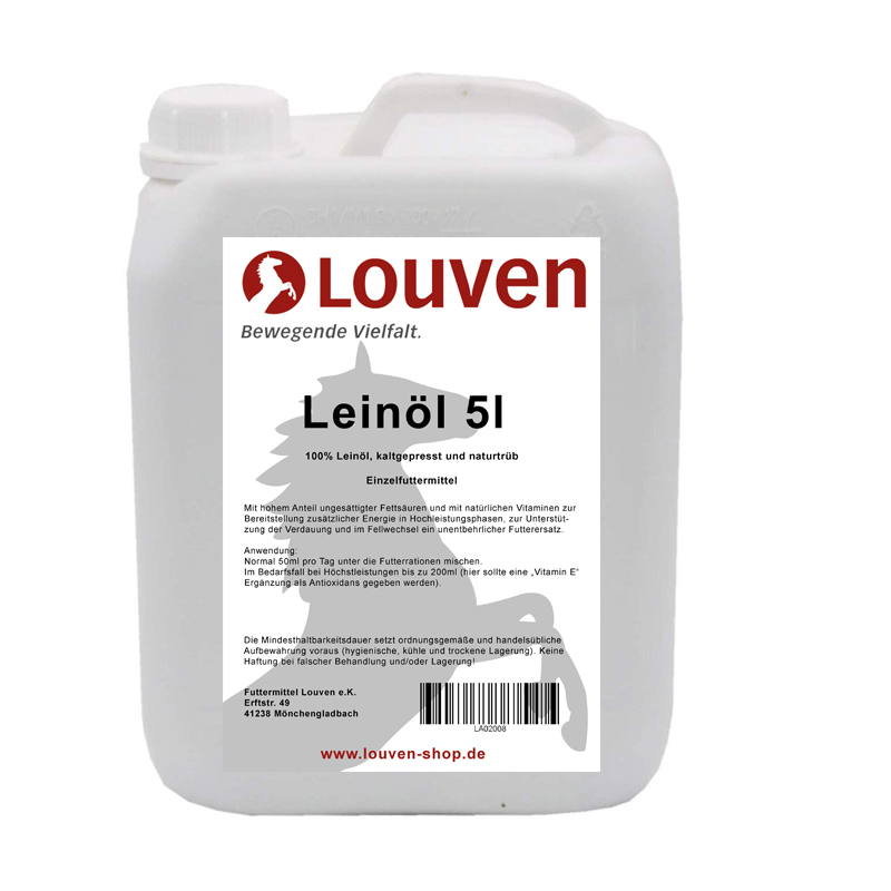 Louven Leinöl 5l Kanister