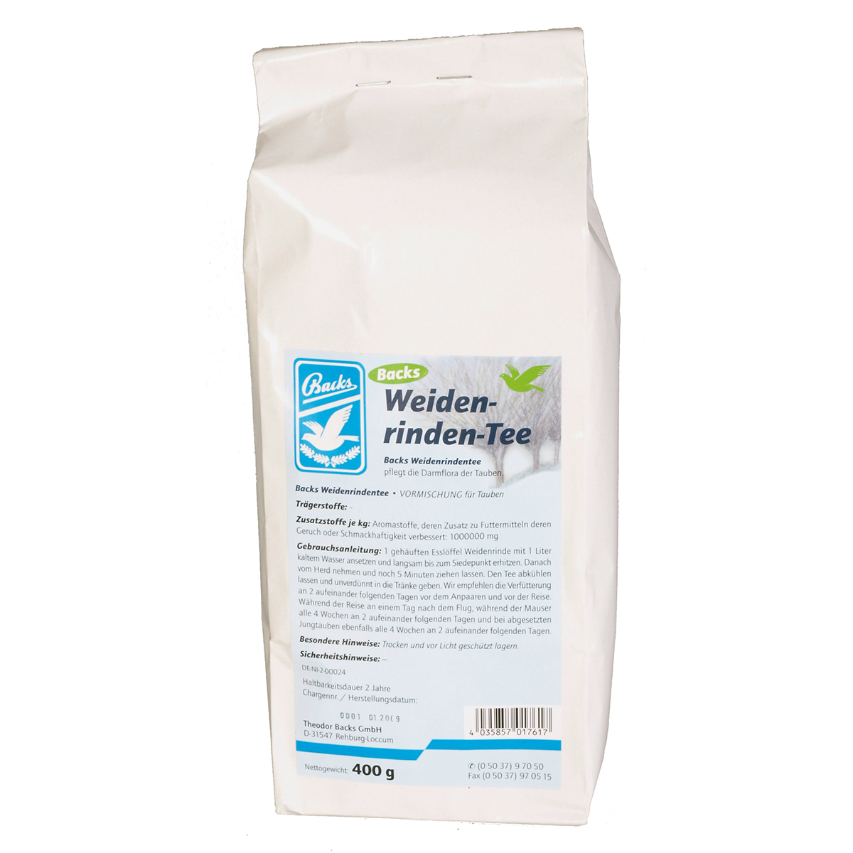 Backs Weidenrinden-Tee Beutel