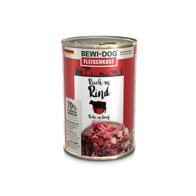 BewiDog Reich an Rind 400 g