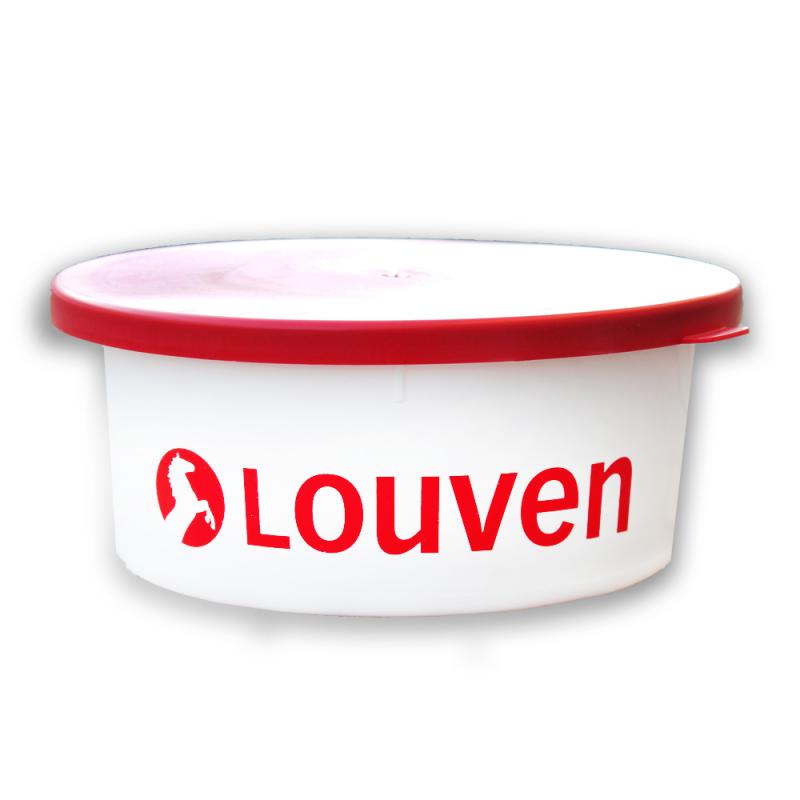 Louven Müsli Schale 2l mit Deckel für Pferde