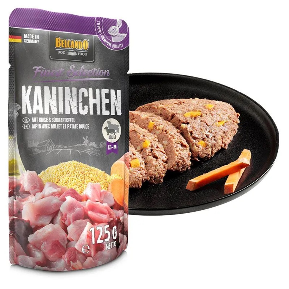 Produktansicht - Belcando - Kaninchen mit Hirse & Süßkartoffel