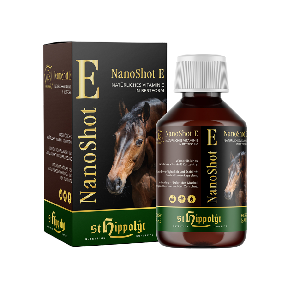 St.Hippolyt WES Nano Shot E Verpackung & Flasche