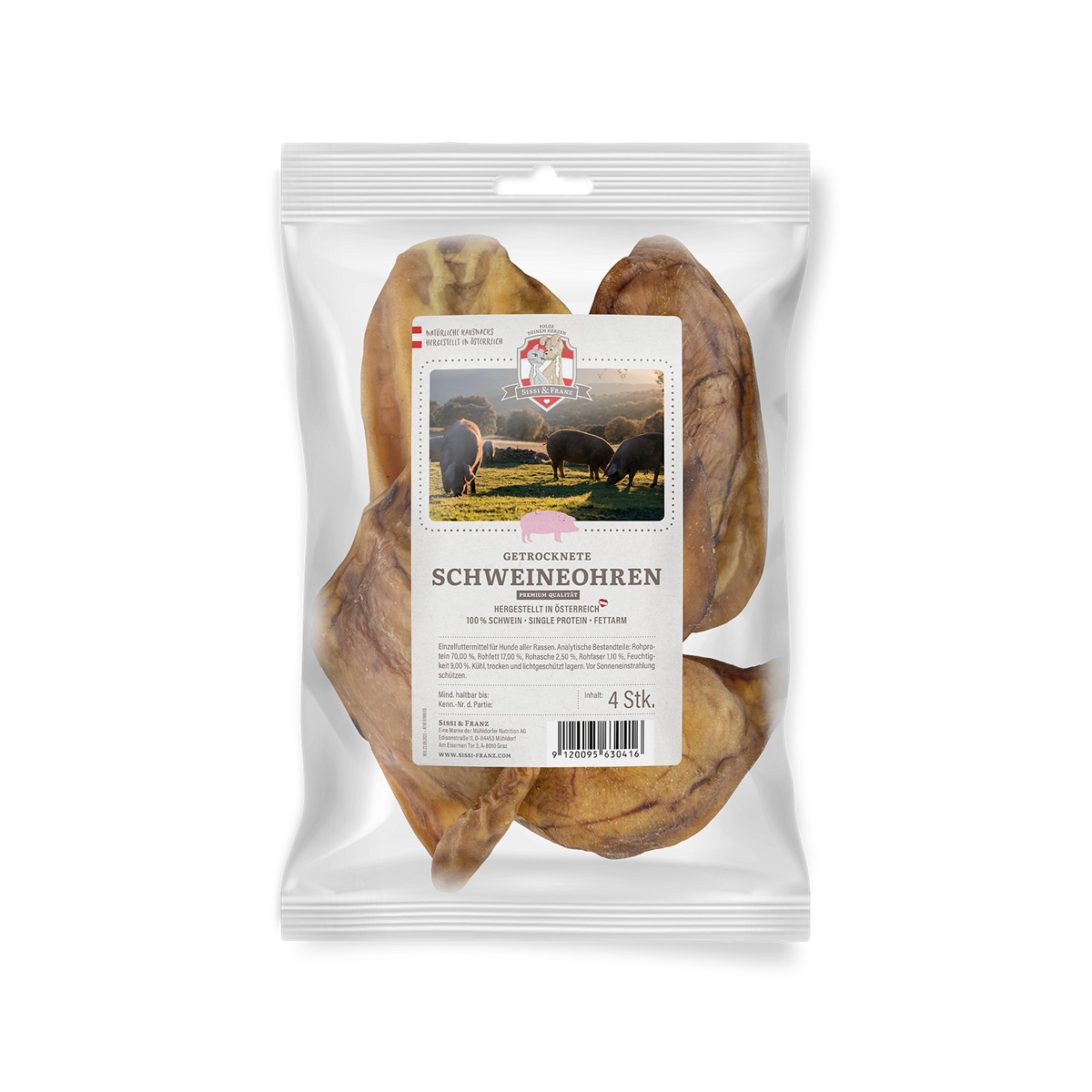 Produktansicht - SISSI & FRANZ - Getrocknete Schweineohren