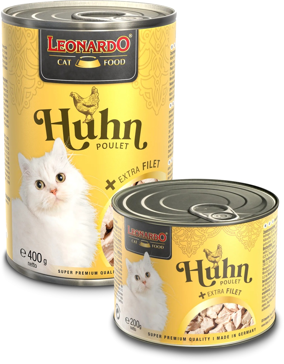 Produktansicht - Leonardo - Huhn + extra Filet