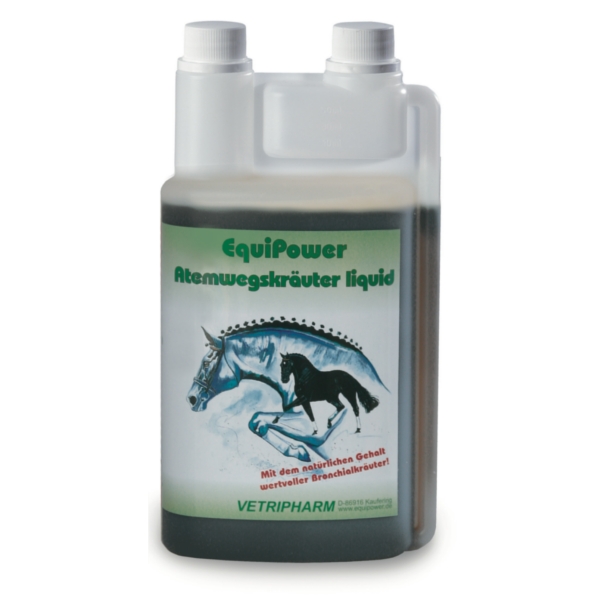 Produktansicht - EquiPower - Atemwegskräuter liquid