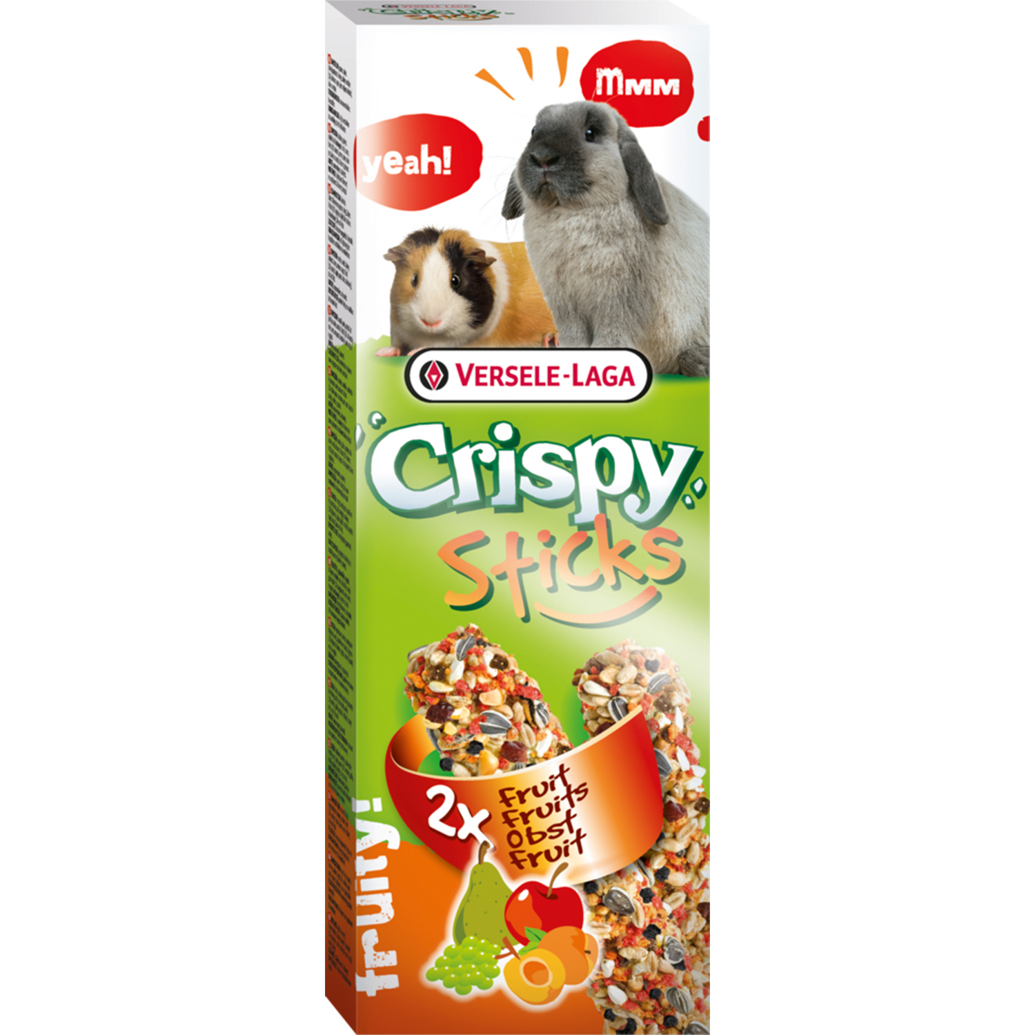 Versele-Laga Crispy Sticks Kaninchen-Meerschweinchen Obst