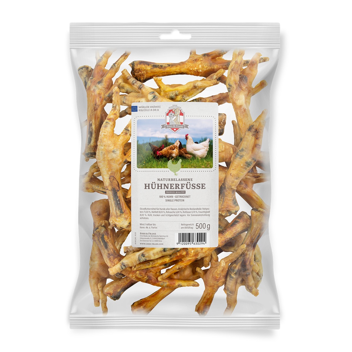 Produktansicht - SISSI & FRANZ - Naturbelassene Hühnerfüße