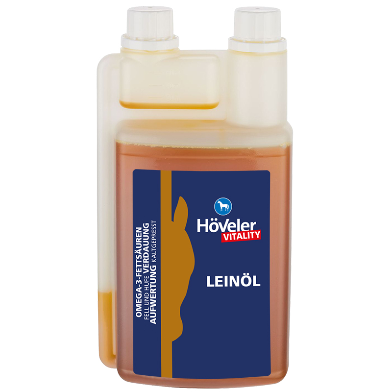 Höveler Vitality Leinöl 1 Liter Dosierflasche