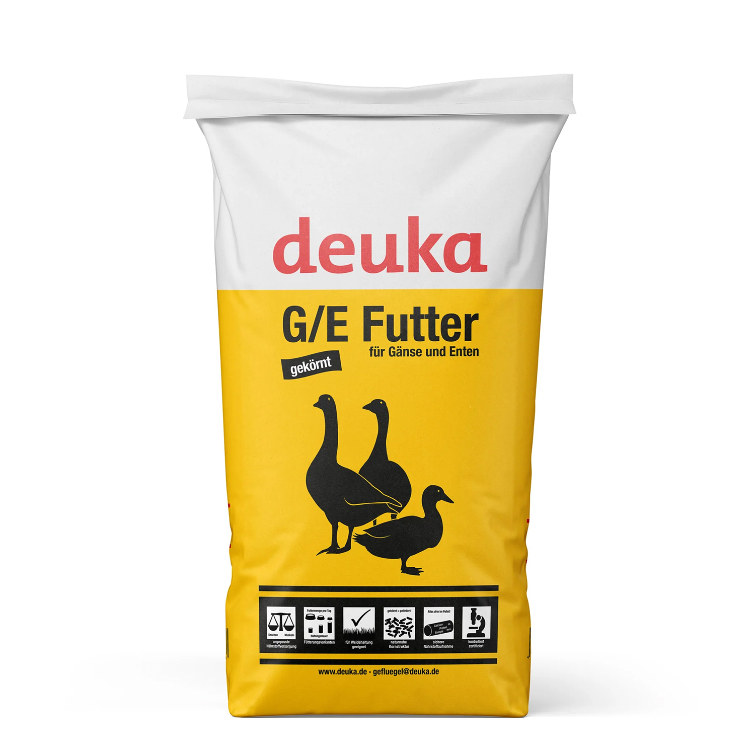 deuka Gänse & Enten Mastfutter gekörnt Futtersack