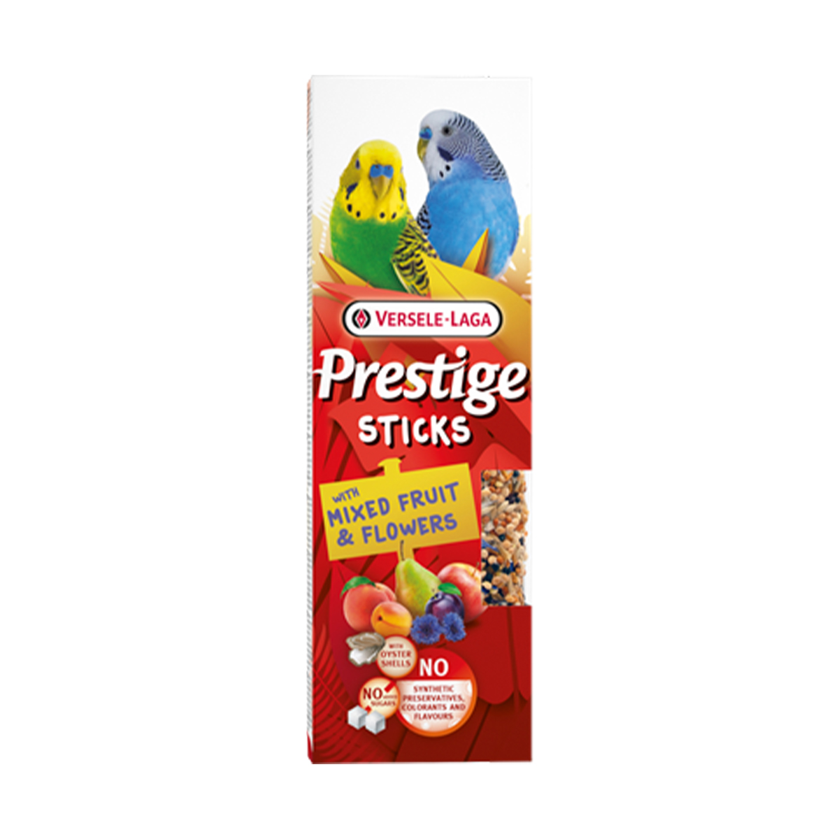 Versele-Lage Prestige Sticks Kleinsittiche gem. Früchte & Blüten Verpackung