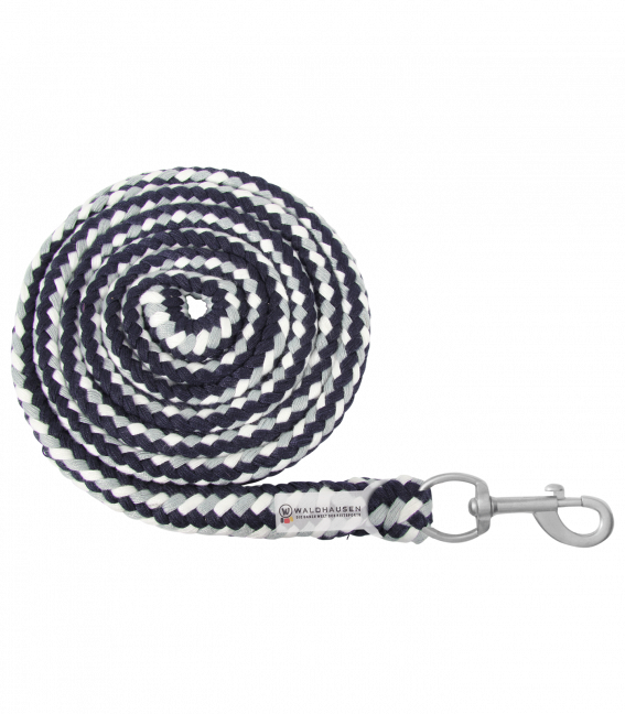 Waldhausen Anbindestrick Plus mit Karabiner in dunkelblau/grau